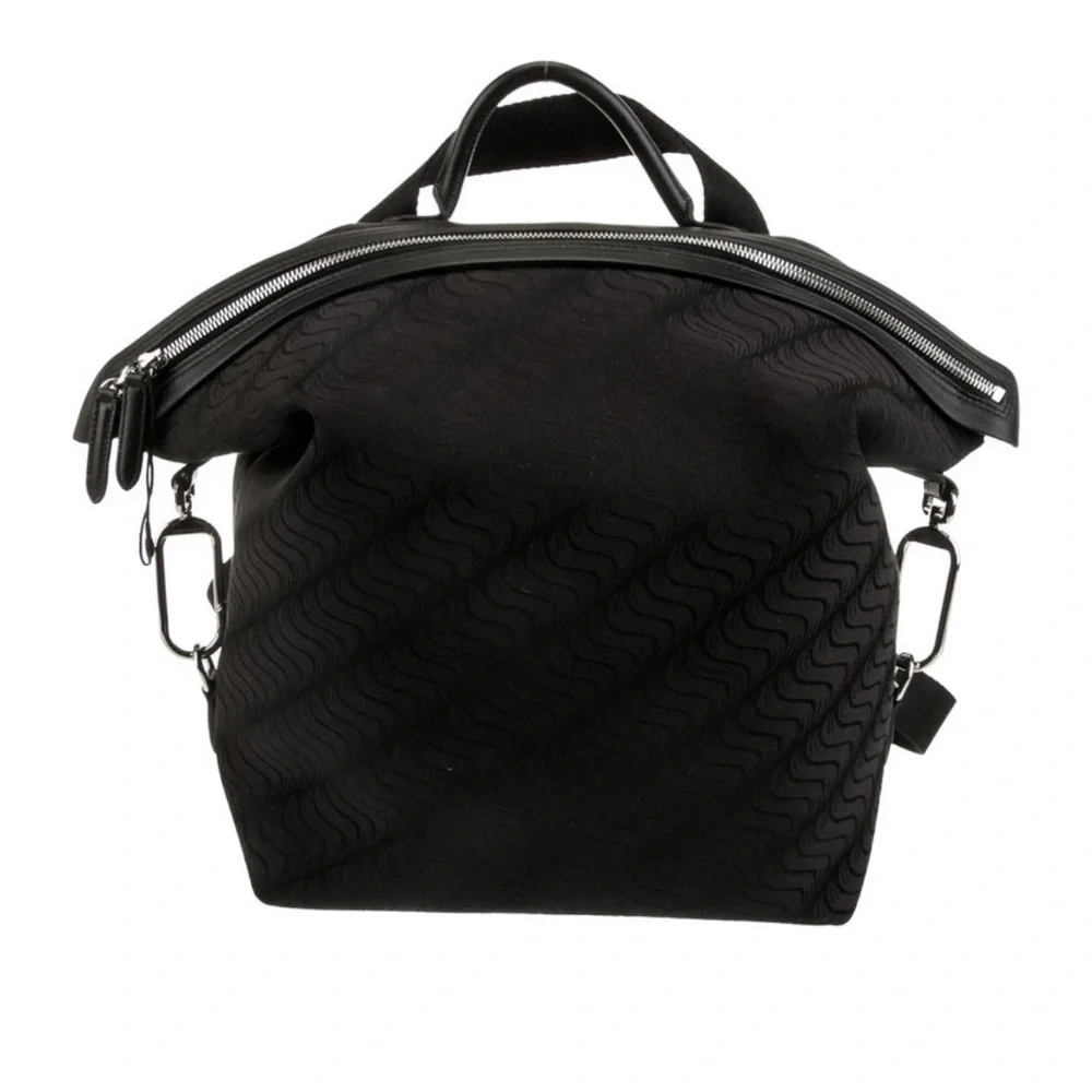 Smythson Black Travel Backpack - Sleek Everyday Bag